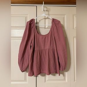Universal Thread 3/4 sleeve babydoll top